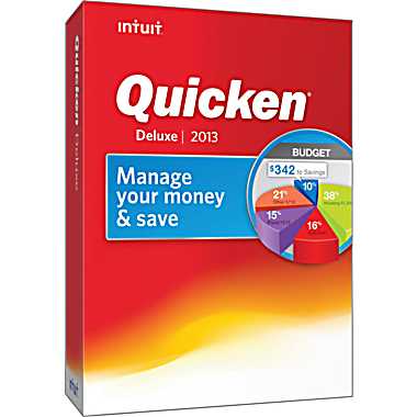 Quicken Accounting Software, Quicken Deluxe 2013