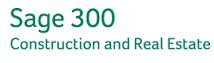 Sage 300 Construction and Real Estate Software